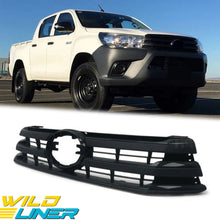 Black Front Bumper Grille for Toyota Hilux N80 2015 - 2018 Workmate SR SR5