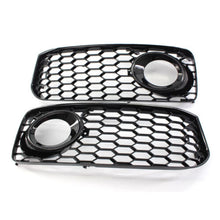 Black Fopg Light Cover Lower Grille for Audi A5 b8 S-line S5 2008-2012