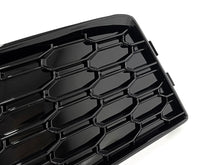 For 2017 2018 2019 Audi A4 B9 S-line S4 Fog Light Grille Honeycomb Mesh Grill Cover Left+Right
