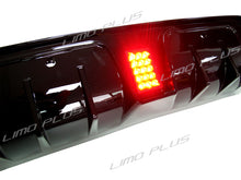 Rear Diffuser w/ LED Brake Light + Exhaust Tips For Mercedes W205 Sedan AMG Bumper 2015-2020