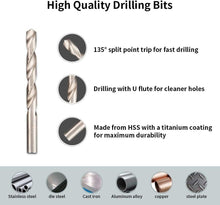338Pc Thread Repair Kit, HSS Drill Helicoil Repair Kit SAE&Metric,1/4" 5/16" 3/8