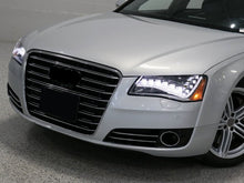 Left+Right Front Bumper Fog Light Grilles For Audi A8 D4 2011-2014