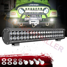 20inch Dual Row LED Work Driving Light Bar Spot Flood Combo Offroad Truck 4X4WD