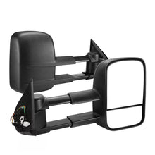 Pair L+R Extendable Towing Mirrors Black for Mitsubishi Triton MQ MR 2015-2023