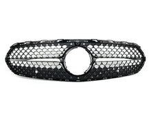 Black Diamond Style Grille Front Bumper Grille For Mercedes C W206 C206 C220 C300 2022-2024 Non-AMG only