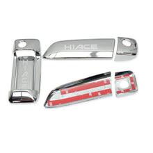 3pcs Chrome Door Handle Covers For Toyota Hiace Commuter VAN 2005-2018