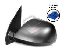 LH Left Hand Passenger Side Electric Door Mirror Texture Black For VW Amarok 2010-2013 - WITHOUT Radio / Antenna Function