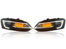 LED Front Headlights For Volkswagen Polo MK5 6R 6C 2009–2017 VW Vento Pair