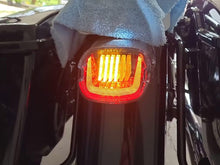 Smoked LED Tail Light Sequential Turn Signal for Harley Davidson Sportster Dyna Road King