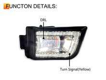 LED DRL For 2003-2005 Toyota 4Runner LED Fog Lights Front Bumper Lamps w/ Turn Signal