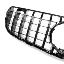 GTR Black Front Bumper Grille For Mercedes GLC W253 X253 GLC300 GLC350 2015-2019