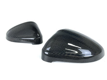 Gloss Carbon Fiber Mirror Covers Replacement Audi B9 A4/S4/RS4 A5/S5/RS5 Lane Assist