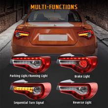 Red/Smoked LED Tail Lights For Toyota 86 / Subaru BRZ / Scion FR-S 2013-2020