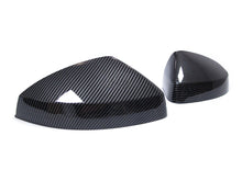 Carbon Fiber Look Side Mirror Cover Caps for Audi A3 8V S3 RS3 W/O Lane Assist mc128