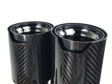 Left+Right For 2017-2023 BMW 525i 528i 530i G30 G31 Carbon Fiber Exhaust Tips Muffler Tailpipe Replacement