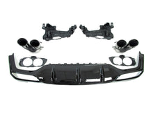 E53 AMG Rear Diffuser + Black Exhaust Tips for Mercedes W213 Sedan AMG Pack 2016-2020 di25