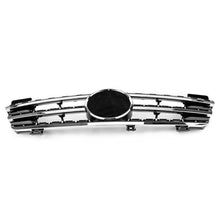 3 Fin Front Bumper Grille Chrome/Black For Mercedes Benz ML Class W164 2005-2008