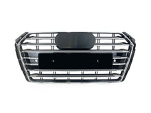 Chrome S4 Style Front Grille For Audi A4 B9 S4 2017–2019 Front Bumper Grill
