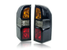 Pair Black Tail Lights Rear Lamps For Nissan GU Patrol Y61 Wagon 2004-2016