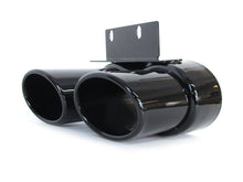 Gloss Black Rear Diffuser w/ LED Light + Exhaust Tips for Audi A5 S-Line S5 Sport 2020-2023