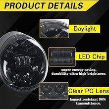 LED Headlight Hi/Lo Lamp Fit For Harley Davidson VROD V-Rod VRSCA VRSCDX VRSCR