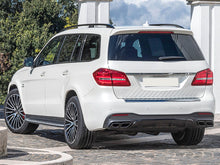 GLS63 Style Rear Diffuser w/ Black Exhaust Tips for Mercedes GLS X166 LCI 2016-2018