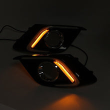 DRL LED Daytime Running Light Fog Lamp w. Turn Signal for MAZDA 3 AXELA 2014-2015