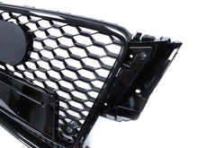 RS5 Style Gloss Black Honeycomb Front Grille For Audi A5 S5 B8 8T 2008–2012