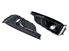 Pair Front Bumper Fog Light Grille Trims w/ ACC Audi A5 S-Line / S5 2017-2019