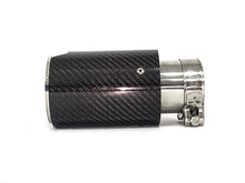 1 Piece Carbon fiber Exhaust Tips 65mm Inlet Muffler Pipes for BMW with M-Sport Package