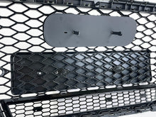 RS4 Style Gloss Black Honeycomb Front Grille For Audi A4 S4 B8 2009–2012