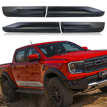 Matte Black Side Door Molding Body Cladding For Next Gen Ford Ranger PY Wildtrak 2022-2025
