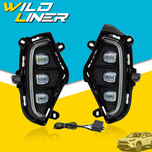 LED Fog Light For Toyota RAV4 2019-2024 Daytime Running Light w/Turn Signal Lamp