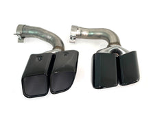 Turbo Square Exhaust Muffler Tips for Porsche Cayenne 9Y0 Base Petrol 2019-2024