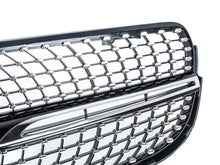 Black Diamond Front Bumper Grille for Mercedes GLC X253 2016 - 2019