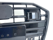 Gloss Black Front Grill for Audi A6 C8 S6 2019-2024 with ACC