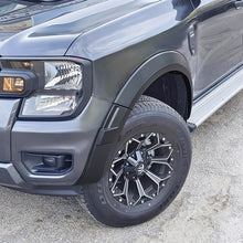 4pcs Front Fender Flares Wheel Arch w/o Sensor Cutout For Ford Ranger PY Next Gen 2022-2025 XL XLS