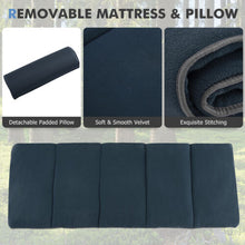 Travel Camping Cot Folding Retractable w/Removable Mattress & Carry Bag