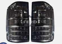 Pair LED Tail Lights Lamp For Nissan Patrol GQ 1/2 Series 1988-1997 Smoked+Black