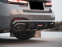 Matte Carbon Fiber Quad Exhaust Tips for BMW G30 5-Series M-Sport 2017-2023