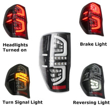 Pair LED Tail Light Rear Lamp For Ford Ranger PX T6 MK1 MK2 XL XLT 2011-ON Clear