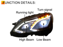 LED Projector Headlights DRL Assembly for Mercedes Benz E-Class W212 2014-2016