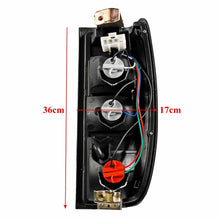 Pair Tail Lights Rear Lamp For Nissan Navara D22 D23 Ute 1997-2015 W/Bulb