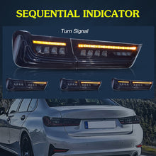 FULL LED Smoked Tail Lights Fit BMW 3 Series G20 M3 2019-2022 Sequential