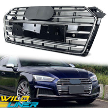 Chrome S5 Style Front Bumper Grille For Audi A5 S5 B9 2017–2019