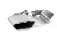 Left+Right For BMW 2014-2018 X5 F15 35i M-Sport Square Exhaust Tips Chrome Muffler Replacement