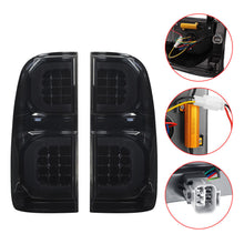 Smoke Black LED Tail Lights Rear Lamps for Toyota Hilux N70 SR SR5 2005-2015
