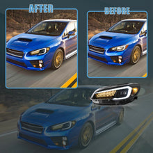 Amber LED Headlights DRL For Subaru WRX 2015-2021 WRX STI 2015-2017
