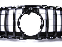 Gloss Black GTR Style Front Grille for 2022–2023 Mercedes-Benz W206 C-Class AMG Bumper