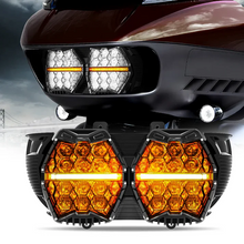 240W LED Dual Headlight Head Lamp for Harley Davidson Road Glide 2015-2024 Models